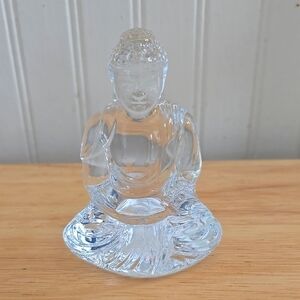 Baccarat Crystal Buddha Figurine